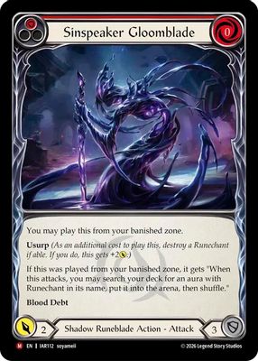 Sinspeaker Gloomblade (Red)