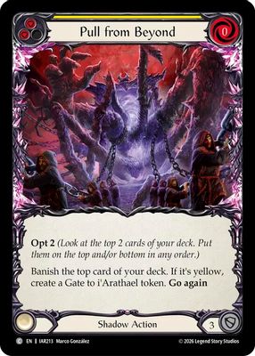 Pull from Beyond (Yellow)