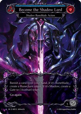 Become the Shadow Lord (Blue) (Marvel)