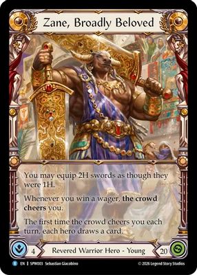 Zane, Broadly Beloved