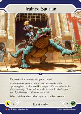 Trained Saurian