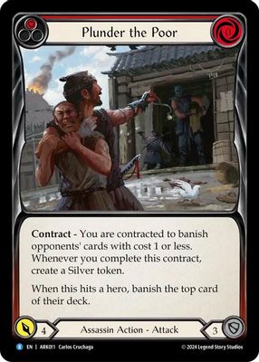 Plunder the Poor (Red)