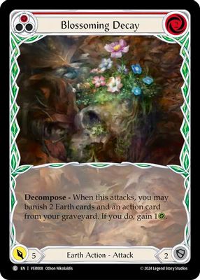 Blossoming Decay (Red)