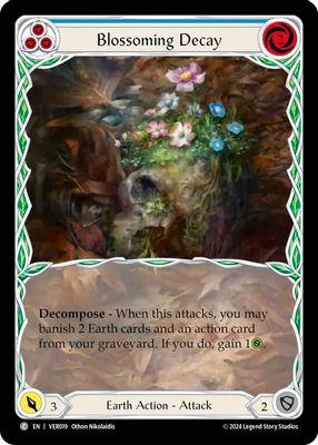 Blossoming Decay (Blue)
