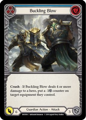 Buckling Blow (Blue)