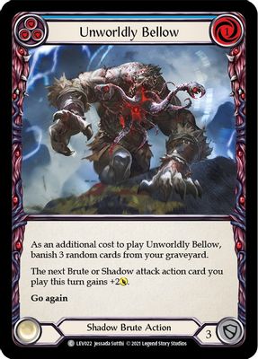 Unworldly Bellow (Blue)