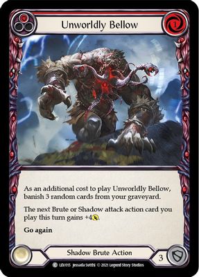 Unworldly Bellow (Red)