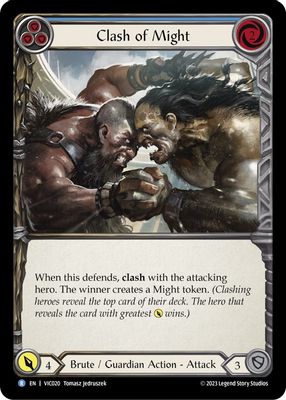 Clash of Might (Blue)