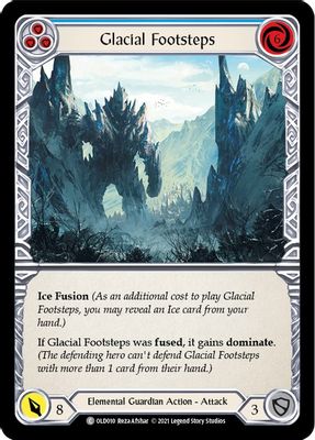 Glacial Footsteps (Blue)