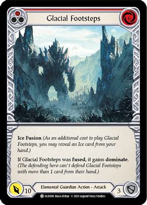 Glacial Footsteps (Red)