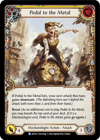 Pedal to the Metal