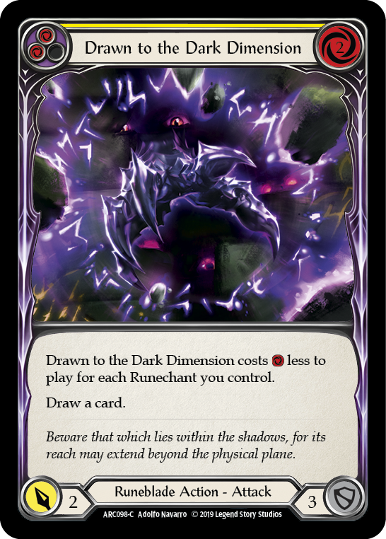 Drawn to the Dark Dimension