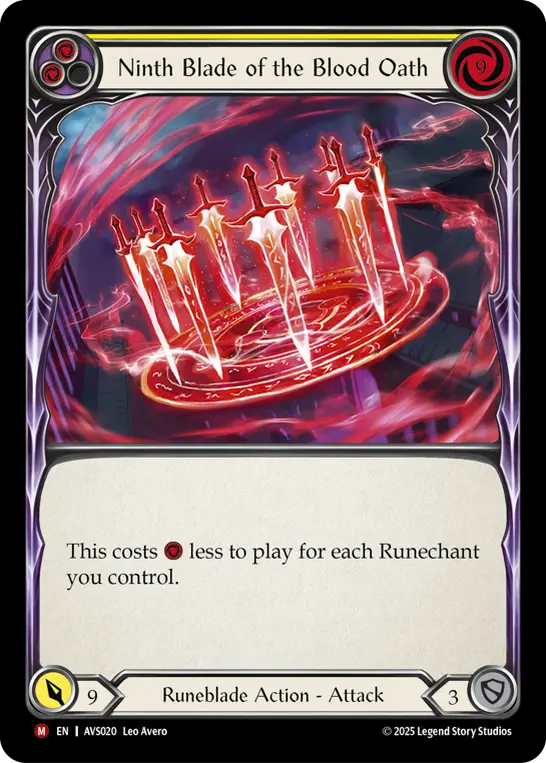 Ninth Blade of the Blood Oath