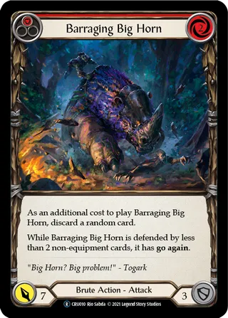 Barraging Big Horn