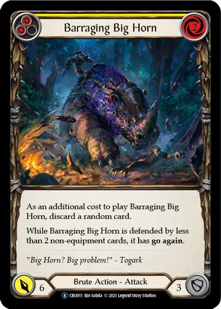 Barraging Big Horn