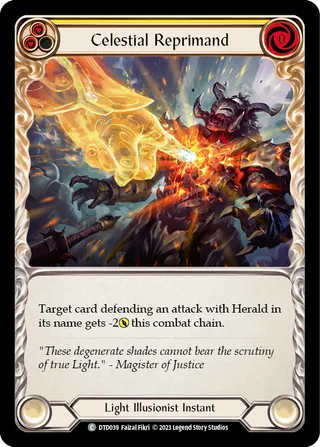 Celestial Reprimand