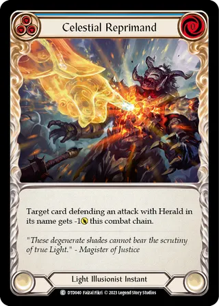 Celestial Reprimand