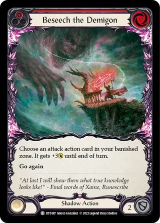 Beseech the Demigon