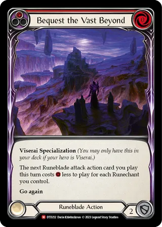 Bequest the Vast Beyond