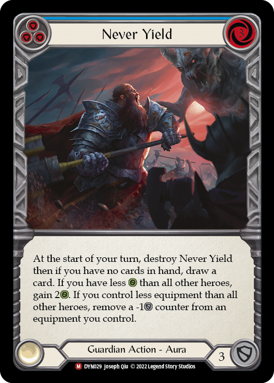 Never Yield