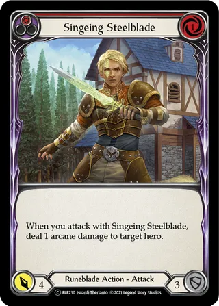 Singeing Steelblade