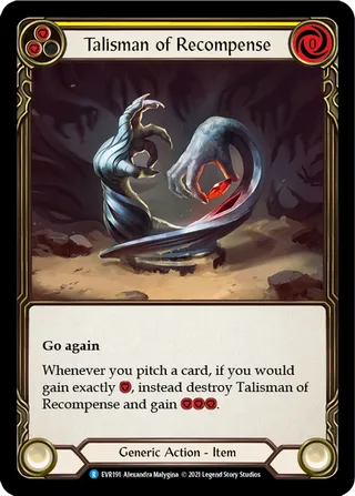 Talisman of Recompense