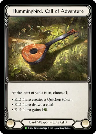 Hummingbird, Call of Adventure
