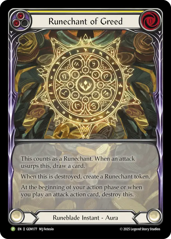 Runechant of Greed