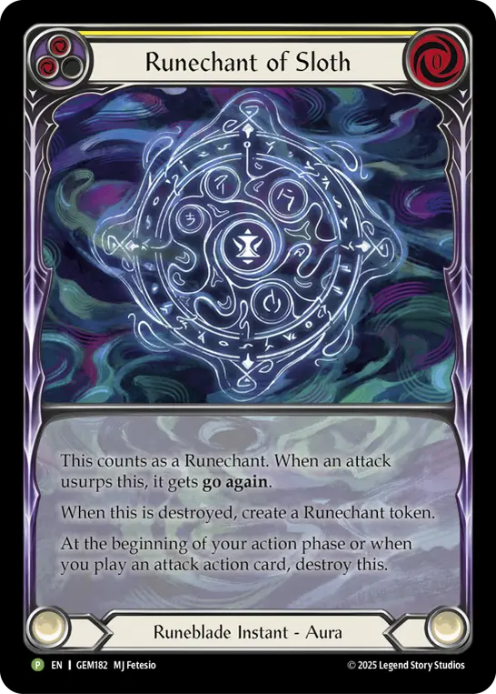 Runechant of Sloth