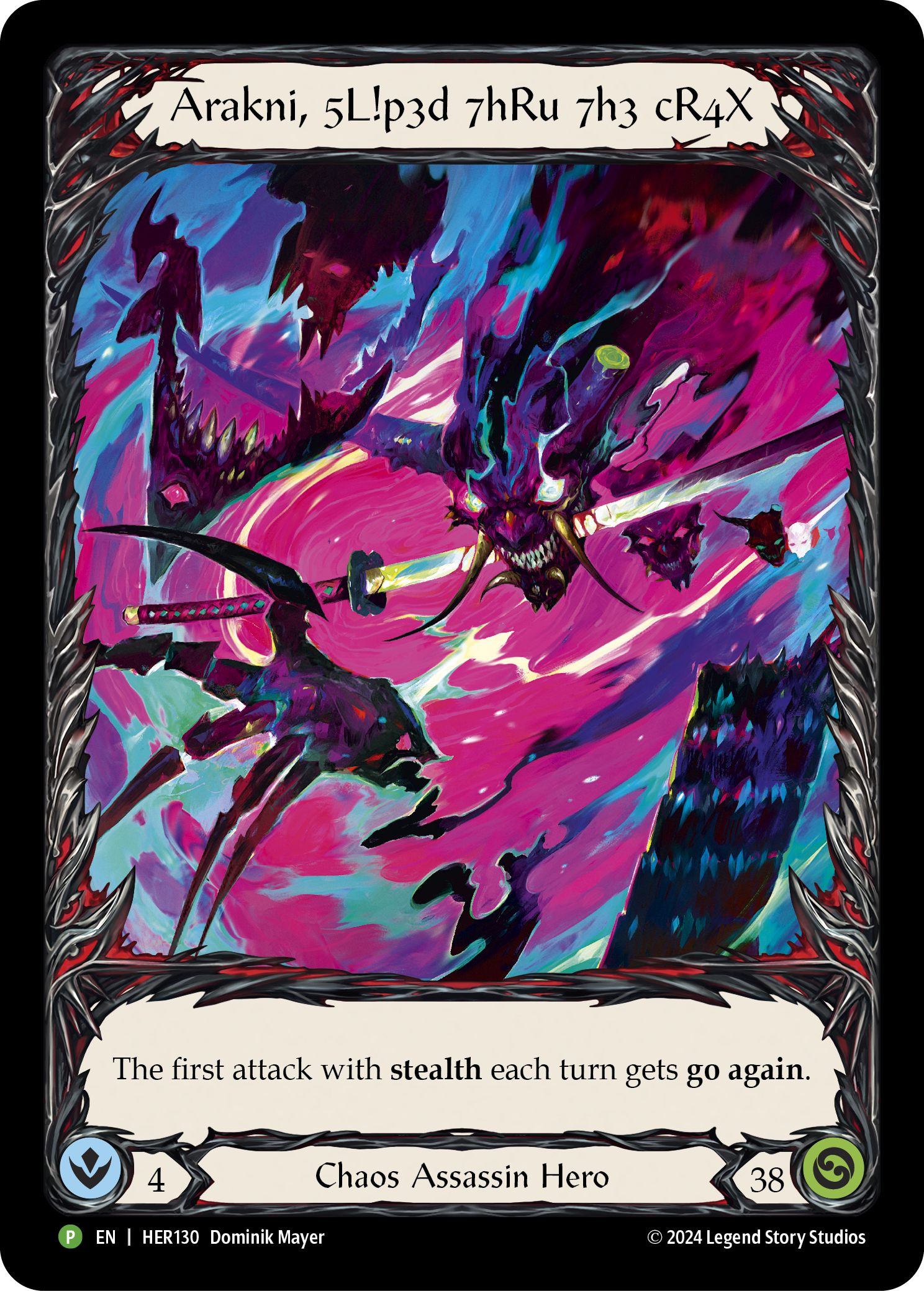 Arakni, 5L!p3d 7hRu 7h3 cR4X