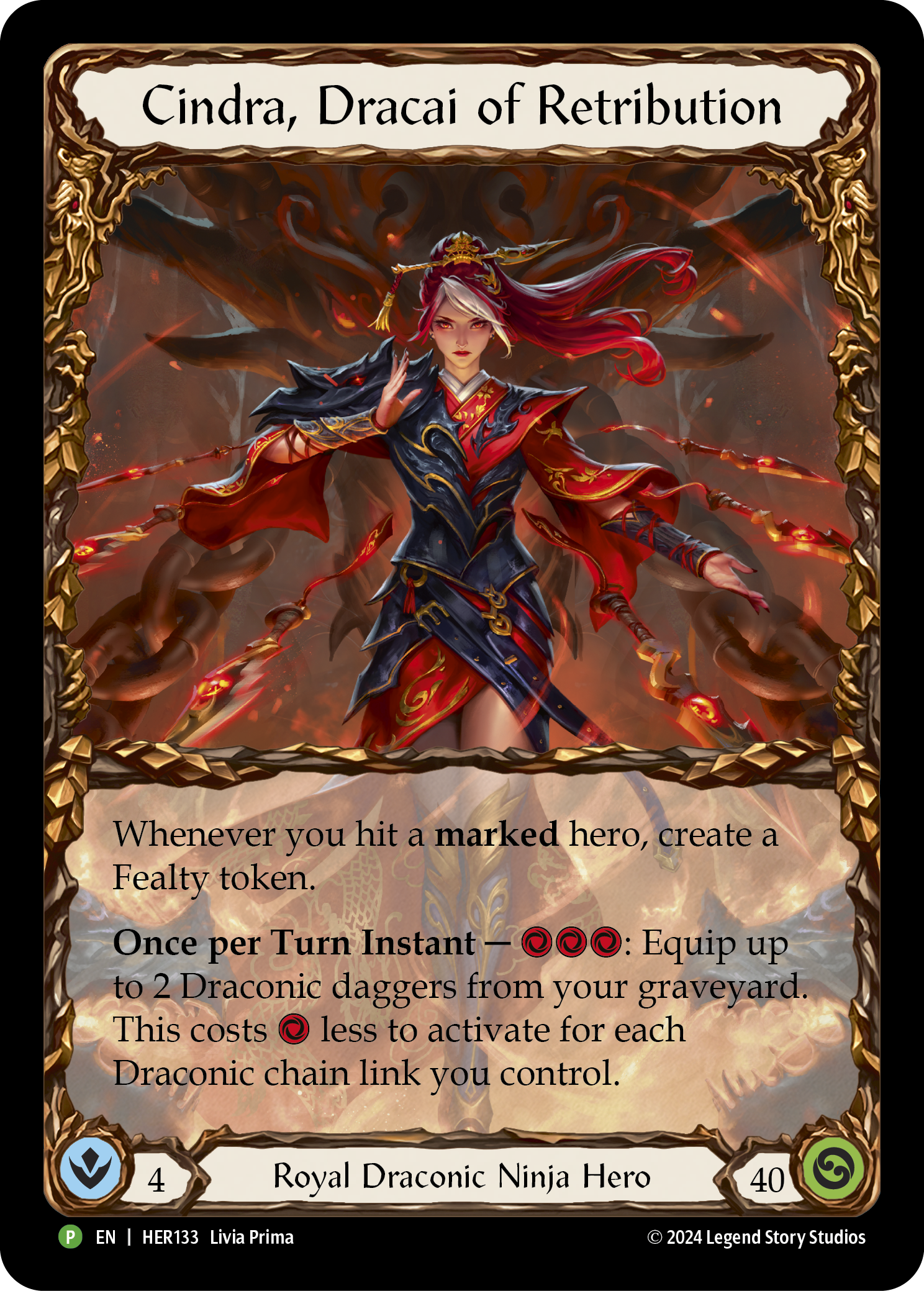 Cindra, Dracai of Retribution