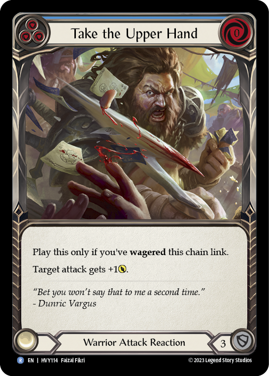 Take the Upper Hand