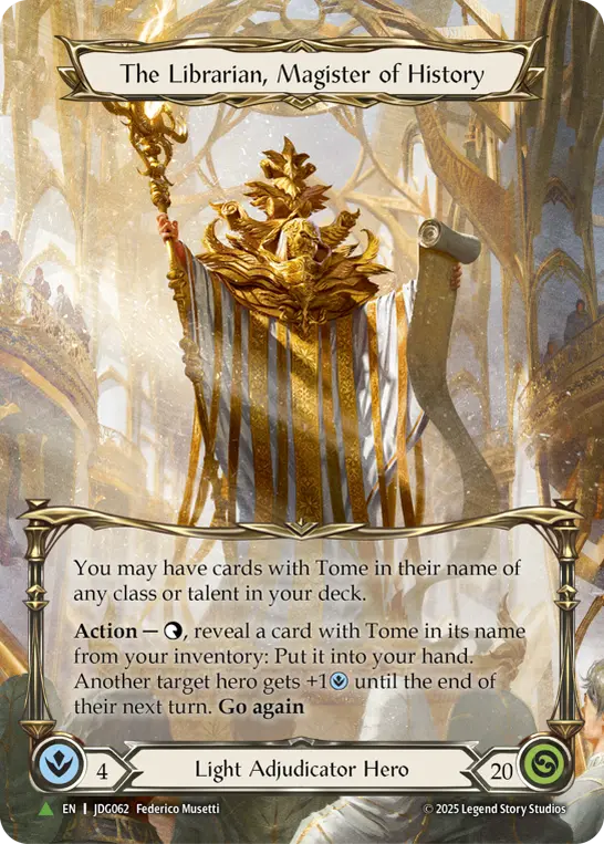 The Librarian, Magister of History