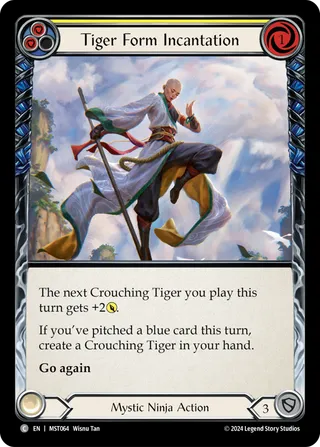 Tiger Form Incantation