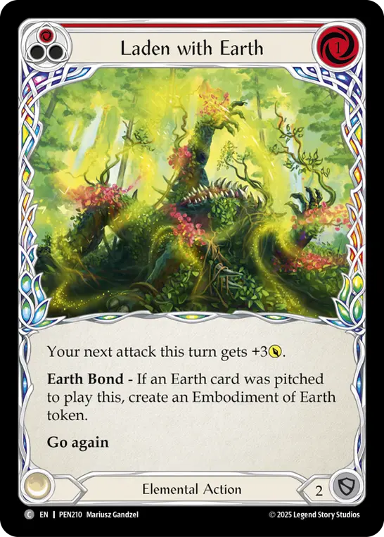 Laden with Earth