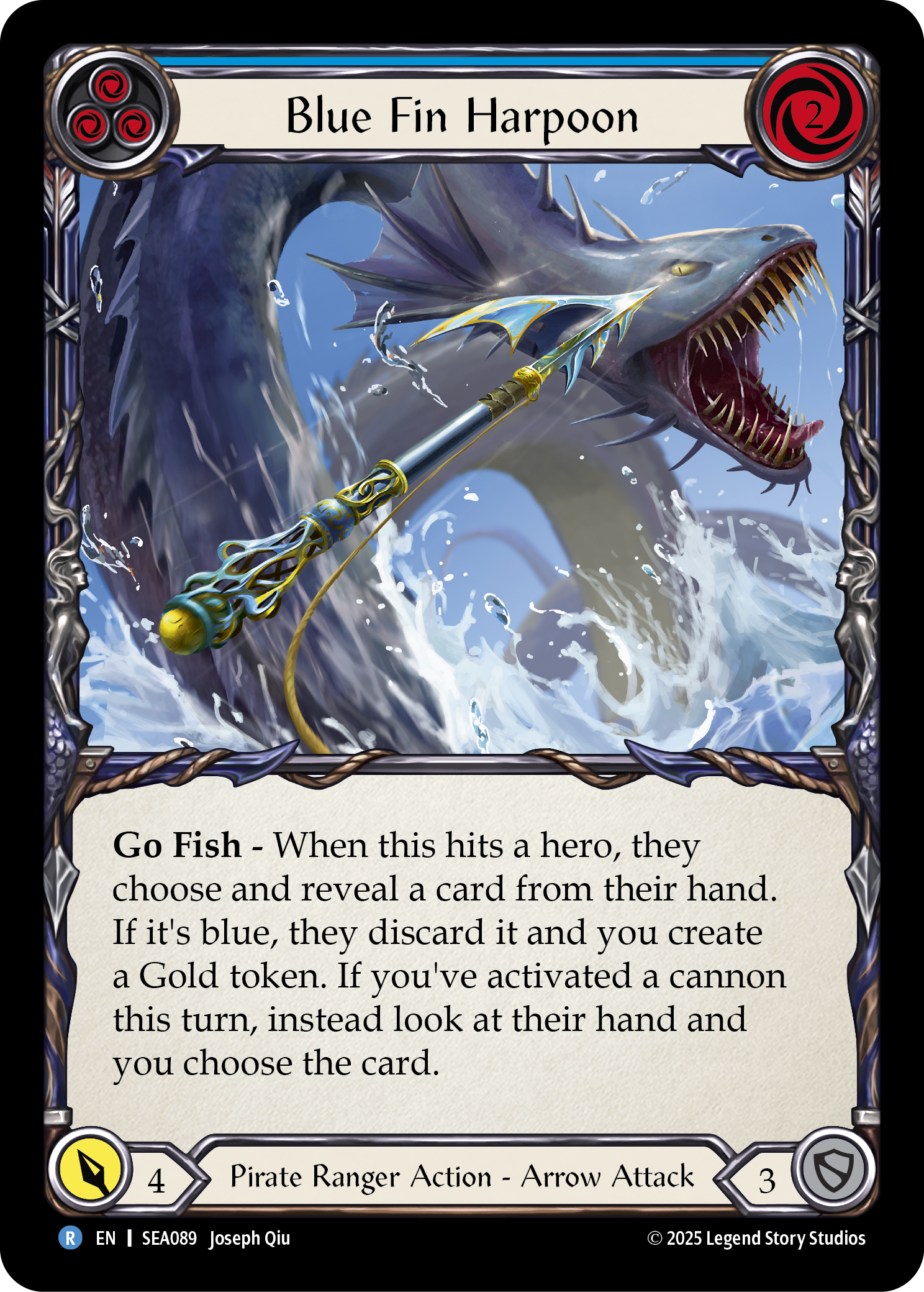 Blue Fin Harpoon