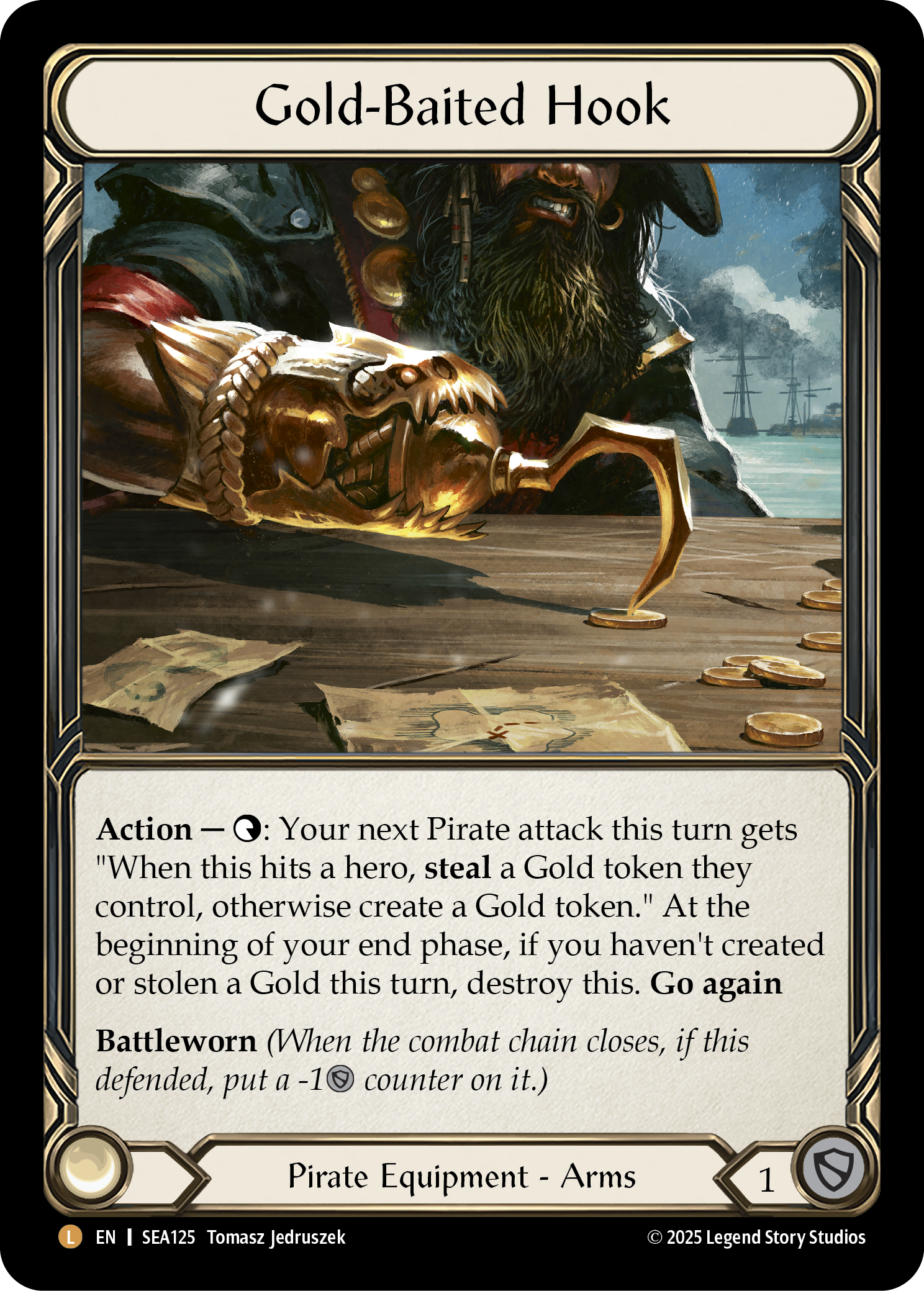 Gold-Baited Hook