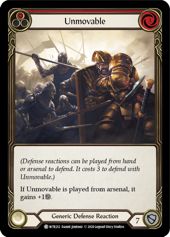 Unmovable
