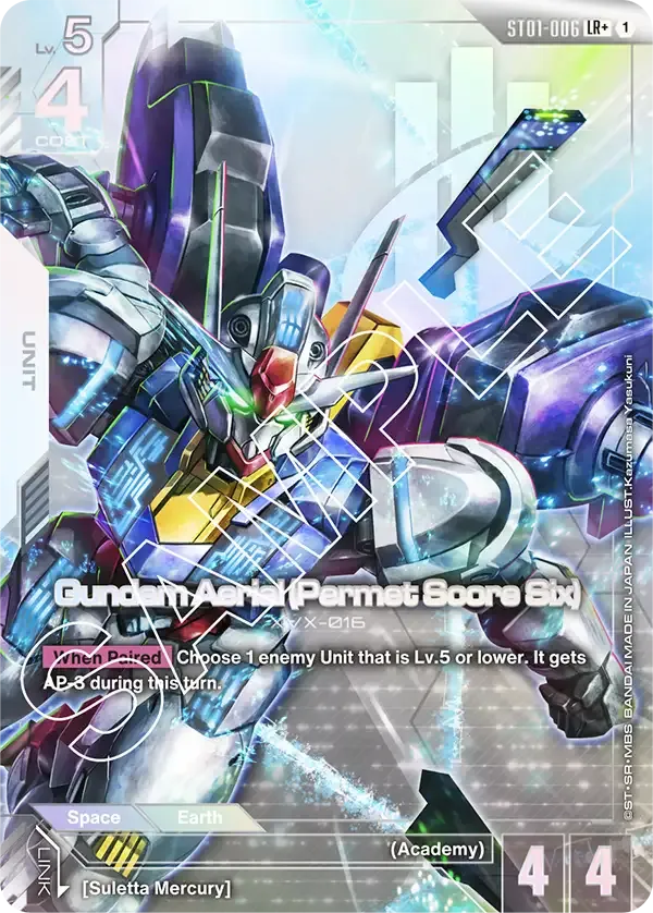 Gundam Aerial (Permet Score Six)