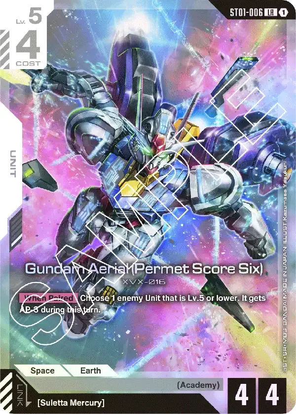 Gundam Aerial (Permet Score Six)