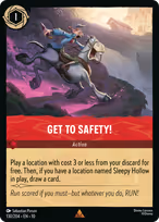 Get to Safety!