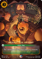 Malicious, Mean, and Scary