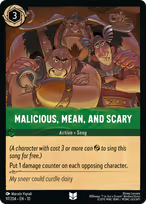 Malicious, Mean, and Scary