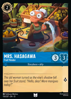 Mrs. Hasagawa - Fruit Vendor