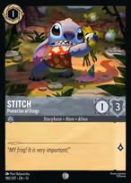 Stitch - Protector of Frogs
