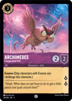 Archimedes - Exasperated Owl