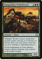 Stampeding Wildebeests