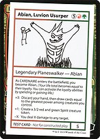 Abian, Luvion Usurper