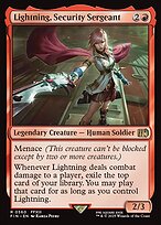 Lightning, Security Sergeant