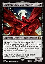 Crimson Cowl, Master of Evil